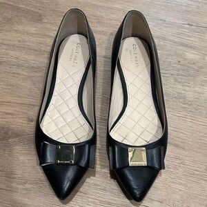 Cole Haan Women's Black Bow Flats